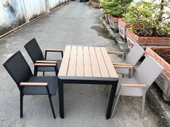 GHẾ SÂN VƯỜN KHUNG NHÔM - SV16