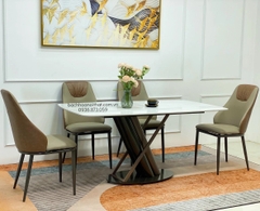 BÀN ĂN MẶT ĐÁ CERAMIC CAO CẤP HIỆN ĐẠI