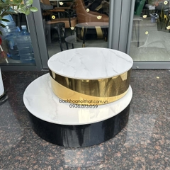 BÀN SOFA INOX MẠ VÀNG - BT127