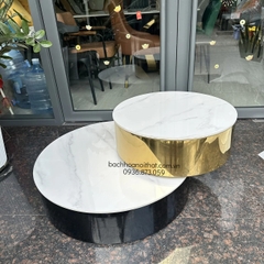 BÀN SOFA INOX MẠ VÀNG - BT127