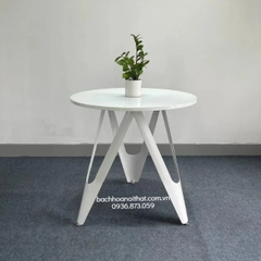 BÀN CAFE CHÂN KIỀNG MẶT GỖ - BCF53