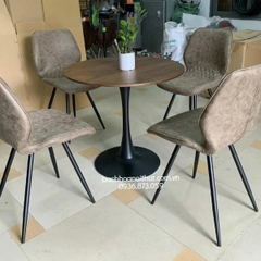 BÀN CAFE TULIP MẶT VÂN GỖ - BCF54
