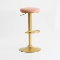 GHẾ BAR ĐÔN TRÒN CHÂN SƠN VÀNG - BAR31