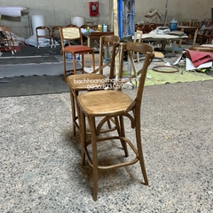 GHẾ BAR BISTRO GỖ SỒI - BAR27