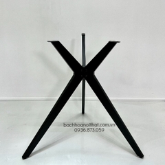 BÀN CAFE MẶT ĐÁ CERAMIC CHÂN SẮT - BCF64