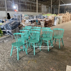 GHẾ 9 NAN GỖ CAO SU - GAG03