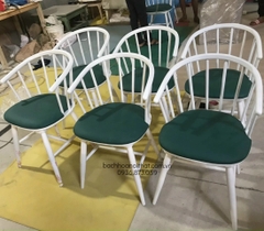 GHẾ 9 NAN GỖ CAO SU - GAG03