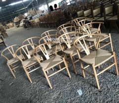 GHẾ GỖ ASH WISHBONE ĐAN DÂY - GAG16