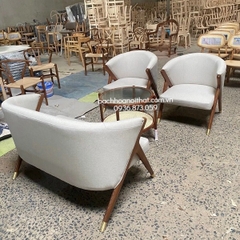 GHẾ SOFA MONROE CỔ ĐIỂN GỖ TẦN BÌ - SFG45