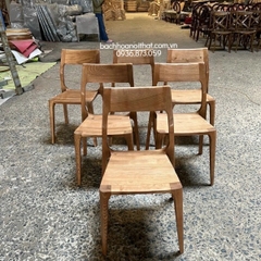 GHẾ GỖ SỒI MẶT VÁN - GAG76