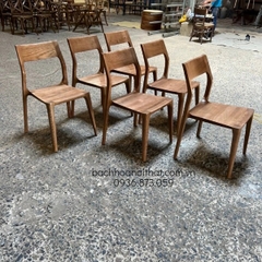 GHẾ GỖ SỒI MẶT VÁN - GAG76