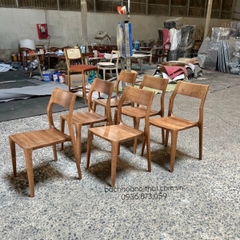 GHẾ GỖ SỒI MẶT VÁN - GAG76
