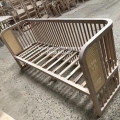 GHẾ SOFA MÂY RUSTIC ĐÔI PHONG CÁCH INDOCHINE - SFG43