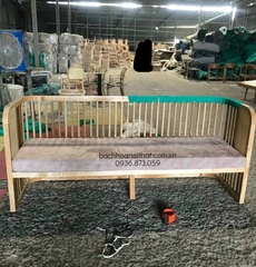 GHẾ SOFA MÂY RUSTIC ĐÔI PHONG CÁCH INDOCHINE - SFG43
