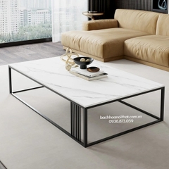 BÀN SOFA MẶT ĐÁ CHỮ NHẬT - BT149