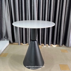 Bàn Cafe Nhập Khẩu Mặt Đá Chân Sắt - BCF81