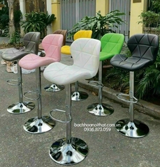 GHẾ BAR CÁNH BƯỚM CHÂN XOAY MẠ - BAR9