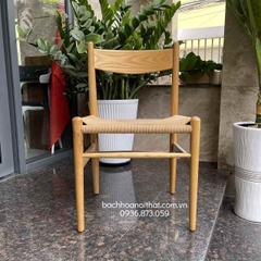 GHẾ GỖ CHÂN TIỆN ĐAN DÂY - GAG44