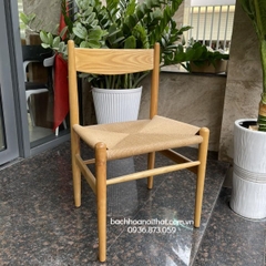 GHẾ GỖ CHÂN TIỆN ĐAN DÂY - GAG44