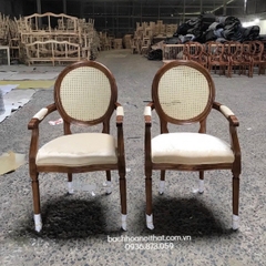 GHẾ LOUIS CÓ TAY TỰA MÂY - GAG49