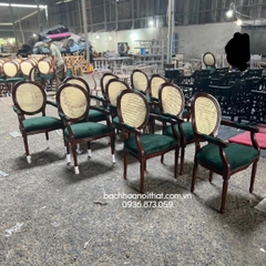 GHẾ LOUIS CÓ TAY TỰA MÂY - GAG49