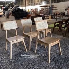 GHẾ BONAVISTA LƯNG MÂY MẶT GỖ - GAG59