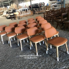 GHẾ GỖ VENUS MẶT NỆM - GAG75