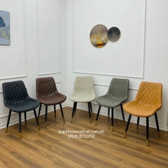 GHẾ LOFT TRÁM CHÂN SẮT BỌC ĐỒNG - GAN29