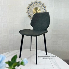 GHẾ NORDIC BỌC DA CHÂN SẮT - ST03