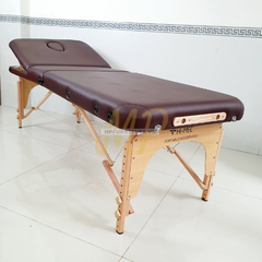 Giường vali 3 khúc chân gỗ - Màu Nâu