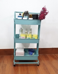 Xe đẩy spa nhựa 3 tầng