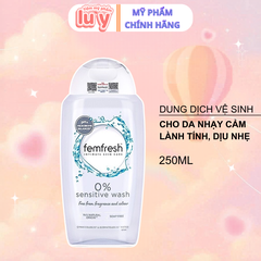Dung Dịch Vệ Sinh FemFresh Xám 250ML - Dành Cho Da Nhạy Cảm