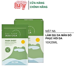 Mặt Nạ Rau Má PrettySkin Làm Dịu, Phục Hồi Da [Hàng Công Ty + Full VAT]