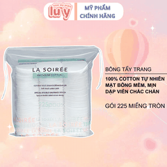 [Miếng Tròn] Bông Tẩy Trang La Soirée 225 miếng (La Soire)