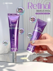 Kem Dưỡng Da mặt PrettySkin 30ML Retinol Bakuchiol A-Mazing Night