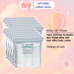 [Miếng Tròn] Bông Tẩy Trang La Soirée 225 miếng (La Soire)