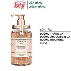 Sữa tắm Weilaiya Gel - Cánh hoa hồng