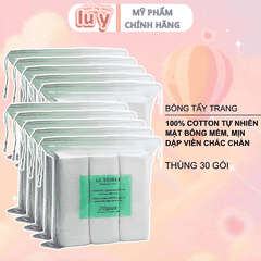 [Miếng Vuông] Bông Tẩy Trang La Soirée 255 miếng (La Soire)