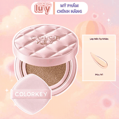 Phấn Nước COLORKEY Cushion Chống Nắng SPF 50+PA++++ W1 - Tự Nhiên