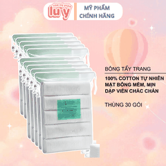 [Miếng Vuông] Bông Tẩy Trang La Soirée 500 miếng (La Soire)