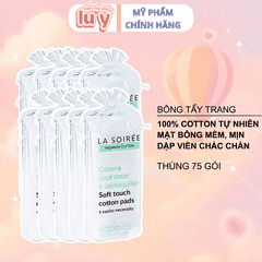 [Miếng Vuông] Bông Tẩy Trang La Soirée 85 miếng (La Soire)