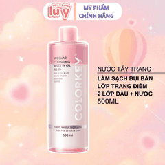 Nước Tẩy Trang 2 Lớp Colorkey Luminous Micellar Cleansing Water In Oil All-In-1 500ml