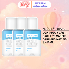 Nước Tẩy Trang Mắt Và Môi Maybelline Eye & Lip Makeup Remover 40ml