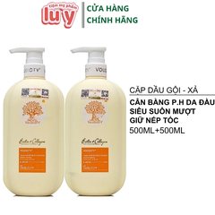 Cặp Gội Xả Biotin Dẹt 2024 Vàng Siêu Mượt 500ml [Cty - Full VAT]