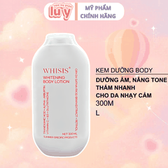 Dưỡng thể kích trắng Men Gạo Retinol Whisis Whitening Body Lotion 300ml