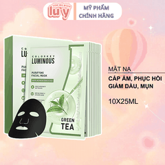 Mặt Nạ Hỗ Trợ Giảm Dầu Mụn Từ Trà Xanh & BHA Colorkey Luminous 25ml
