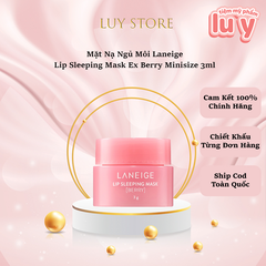 [Mini] Mặt Nạ ngủ ủ môi Laneige 3g