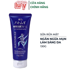 Sữa Rửa Mặt Ý dĩ Hatomugi - 130g - Trắng