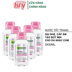 Nước Tẩy Trang Garnier Mini 50ML Pháp - Hồng Da Thường [Cty - Free VAT]