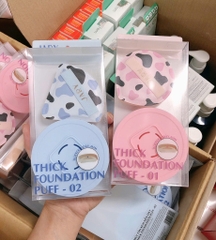 Mút Tán Kem Nền Dày JARY THICK FOUNDATION PUFF - 01 - Hình Giọt Nước [Cty - Full VAT]